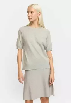 Базовая футболка MARLA O-NECK Soft Rebels, светло-серый