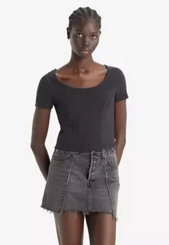 Базовая футболка MARS CORSET TEE Levi's, цвет caviar