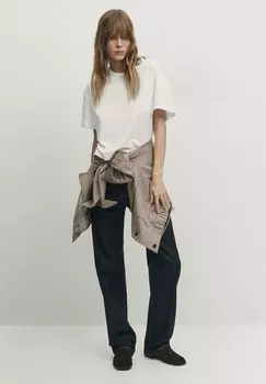 Базовая футболка Massimo Dutti, белый