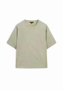 Базовая футболка Massimo Dutti, цвет Stone