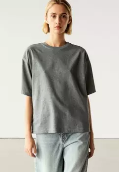 Базовая футболка Massimo Dutti, серый