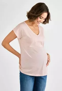 Базовая футболка MATERNITY FIT JoJo Maman Bb, розовый