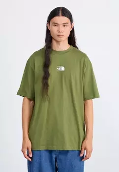 Базовая футболка MENS TEE OVERSIZED DOME AT CENTER The North Face, черный