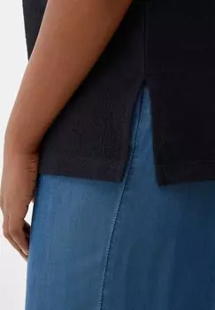 Базовая футболка MET V-HALS Triangle, темно-синий