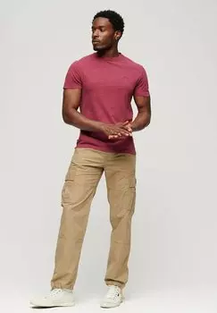 Базовая футболка MICRO EMBROIDERED Superdry, красный