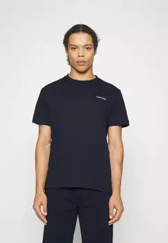 базовая футболка Micro Logo Calvin Klein, цвет night sky