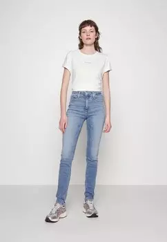 Базовая футболка Micro Logo Calvin Klein, ярко-белая