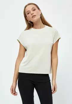 Базовая футболка MIFRIKKA CAP SLEEVE T-SHIRT. Minus, бежевый