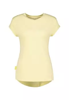 Базовая футболка MIMMY A EINFARBIG RUNDHALS AUSSCHNITT KURZARM alife & kickin, светло-желтый