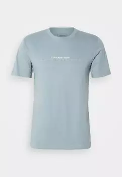 Базовая футболка MINIMAL LOGO TEE Calvin Klein Jeans, сине-серый