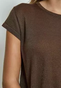 Базовая футболка Minus, темно-коричневый
