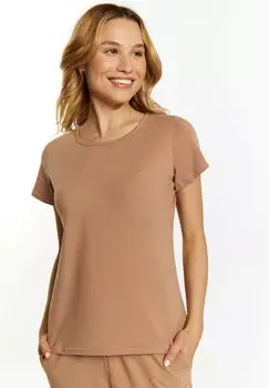 Базовая футболка Miracle. mama and woman., коричневый