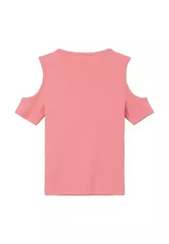 Базовая футболка MIT COLD SHOULDER s.Oliver, коралл