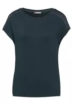 Базовая футболка MIT GLANZ DETAIL Street One, цвет Mottled Green