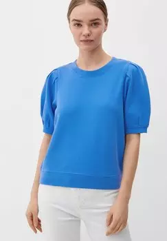 Базовая футболка MIT HALBLANGEM ARM s.Oliver, цвет royalblau