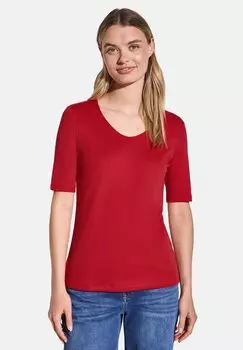 Базовая футболка MIT KURZARM Street One, красный