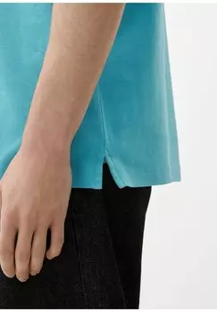 Базовая футболка MIT LABELPATCH s.Oliver, светло-голубой