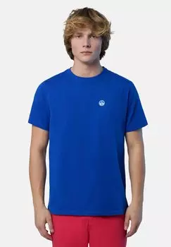 Базовая футболка Mit Logo-Aufnher North Sails, цвет dunkelblau