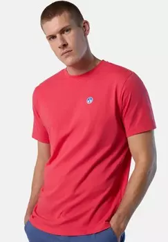 Базовая футболка MIT LOGO-AUFNHER North Sails, светло-красный