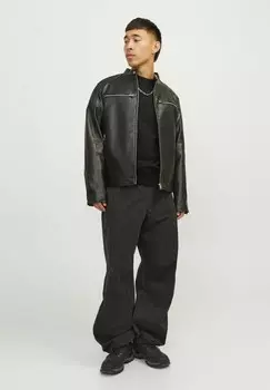 Базовая футболка MIT RUNDHALS Jack & Jones, черный