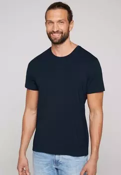 Базовая футболка MIT RUNDHALSAUSSCHNITT DOPPELPACK Camp David, синий