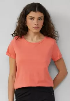 Базовая футболка MIT RUNDHALSAUSSCHNITT QS, красный