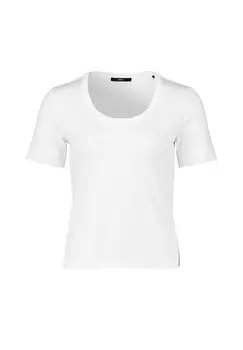 Базовая футболка MIT RUNDHALSAUSSCHNITT zero, белый