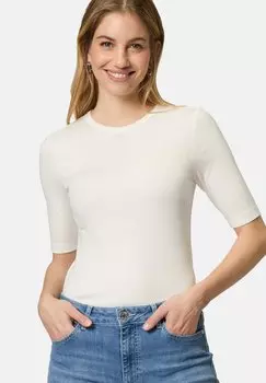 Базовая футболка MIT RUNDHALSAUSSCHNITT zero, белый