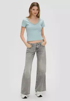 Базовая футболка MIT SPITZEN-DETAILS QS, мята