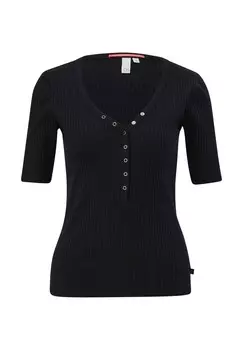 Базовая футболка MIT STRUKTUR QS, черный