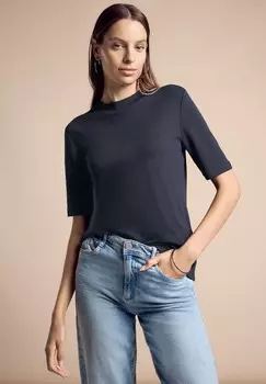 Базовая футболка MIT TURTLE NECK Street One, темно-синий