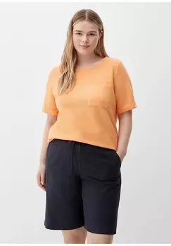 Базовая футболка MIT WAFFELSTRUKTUR Triangle, абрикос