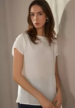 Базовая футболка MODAL BOAT NECK Falconeri, белый