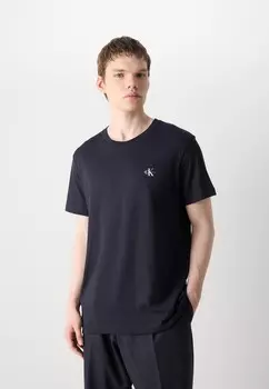 Базовая футболка MONOLOGO Calvin Klein, темно-синий