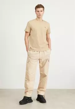 Базовая футболка Monologue 2 Pack Calvin Klein Jeans, цвет goblin blue/warm sand