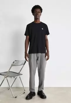 Базовая футболка Monologue 2 Pack Calvin Klein Jeans, цвет bright white/black