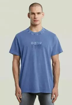 Базовая футболка MULTI LOGO OVERDYED G-STAR, синий