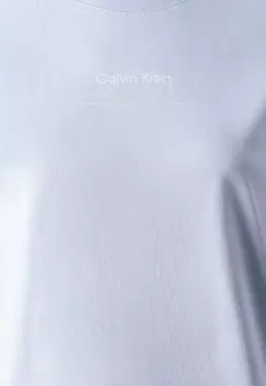 Базовая футболка Multi Logo Regular Calvin Klein, мечта синяя