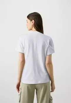 Базовая футболка Multi Logo Regular Calvin Klein, ярко-белая