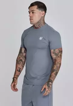 Базовая футболка MUSCLE FIT SIKSILK, серый