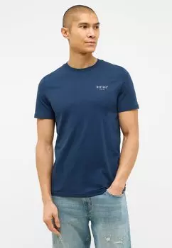 Базовая футболка Mustang, темно-синий