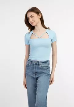 Базовая футболка myMo, светло-голубой