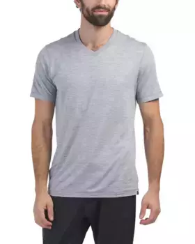 Базовая футболка на каждый день с V-образным вырезом Gaiam, цвет Sleet Heather