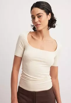 Базовая футболка NA-KD, белый