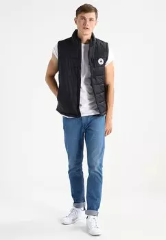 базовая футболка НАБОР CREW CHAIN 3 Hollister Co., белый/серый/темно-синий