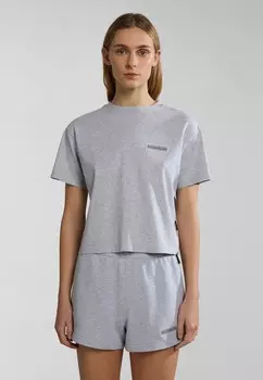 Базовая футболка Napapijri, светло-серый