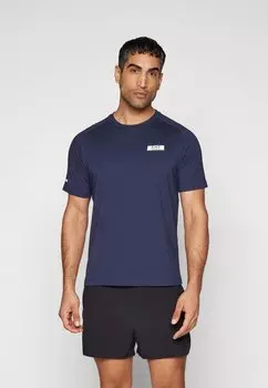 Базовая футболка Natural Tee EA7 Emporio Armani, цвет navy blue