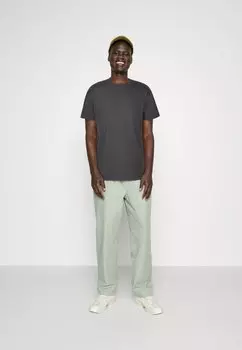 базовая футболка New Neutral Essential 5 Pack Abercrombie & Fitch, цвет magnet/black olive/smokey olive/birch