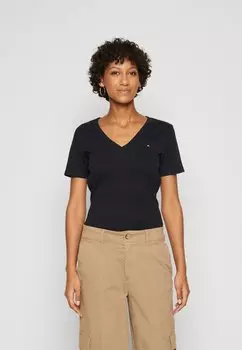 базовая футболка New Slim Cody Tommy Hilfiger, цвет desert sky