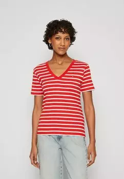 Базовая футболка New Slim Cody Tommy Hilfiger, цвет fierce red/ecru